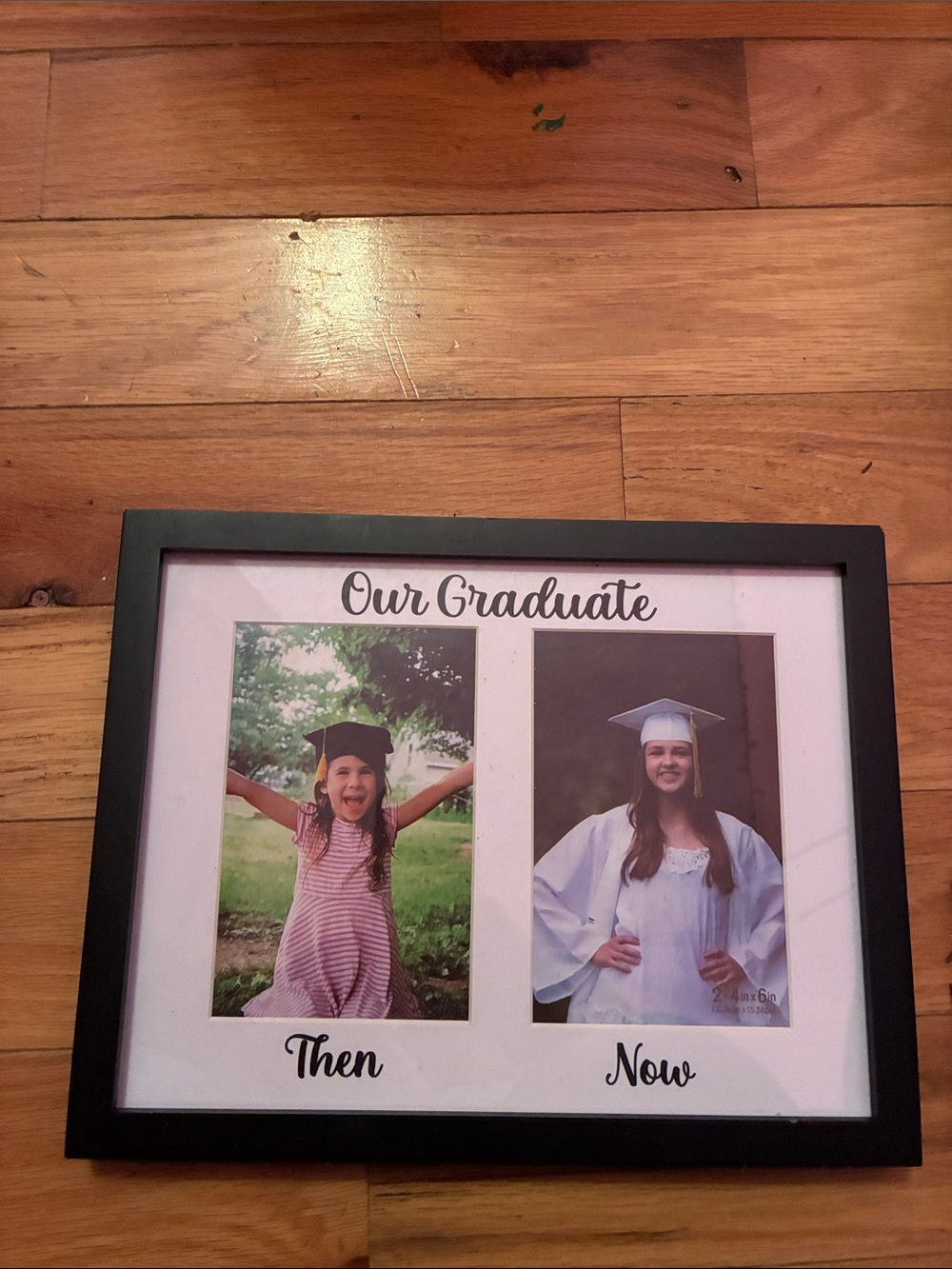 Black 'Our Graduate' Photo Frame - Personalized Wall Decor